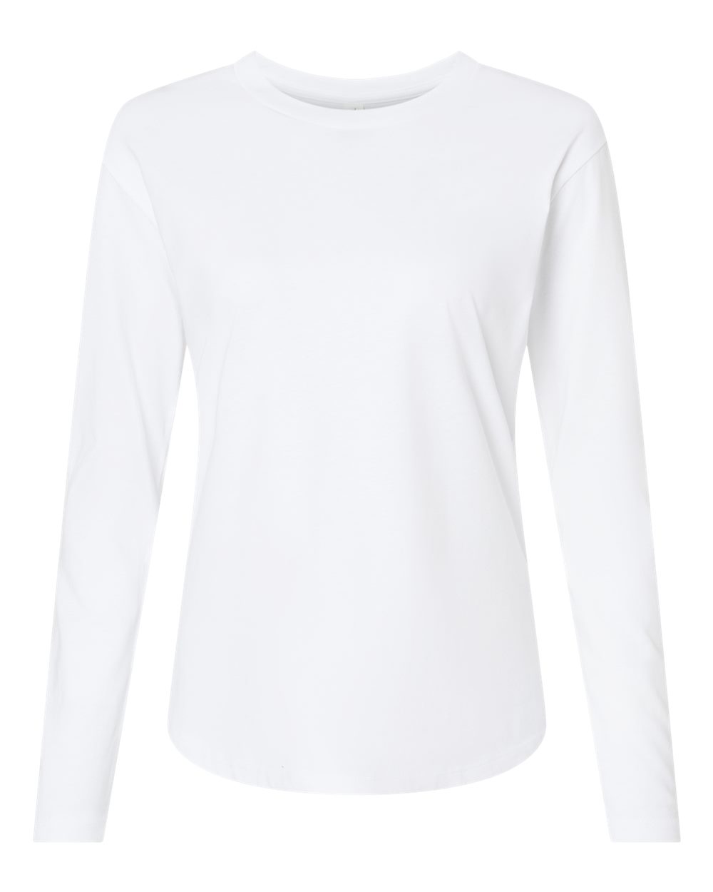 Next Level Women's Cotton Relaxed Long Sleeve Tee. 3911 - White