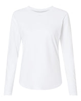 Next Level Women's Cotton Relaxed Long Sleeve Tee. 3911 - White