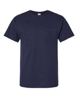 Hanes Unisex Essential-T Pocket T-Shirt. 5290P - Athletic Navy
