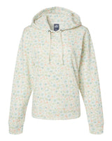 J. America Men's Triblend Fleece Hooded Sweatshirt. 8871 - Floral Triblend