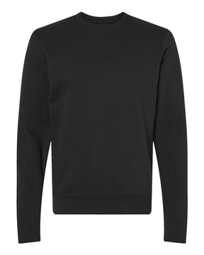 J. America Unisex BTB Fleece Crewneck Sweatshirt. 8721 - Black