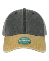 LEGACY Dashboard Trucker Cap. DTA - Black/ Camel/ Grey