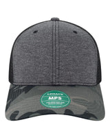 LEGACY Mid-Pro Snapback Trucker Cap. MPS - Black/ Camo