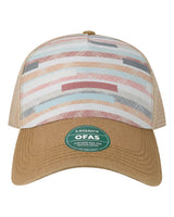 LEGACY Old Favorite Five-Panel Trucker Cap. OFAFP - Fabric Stripes