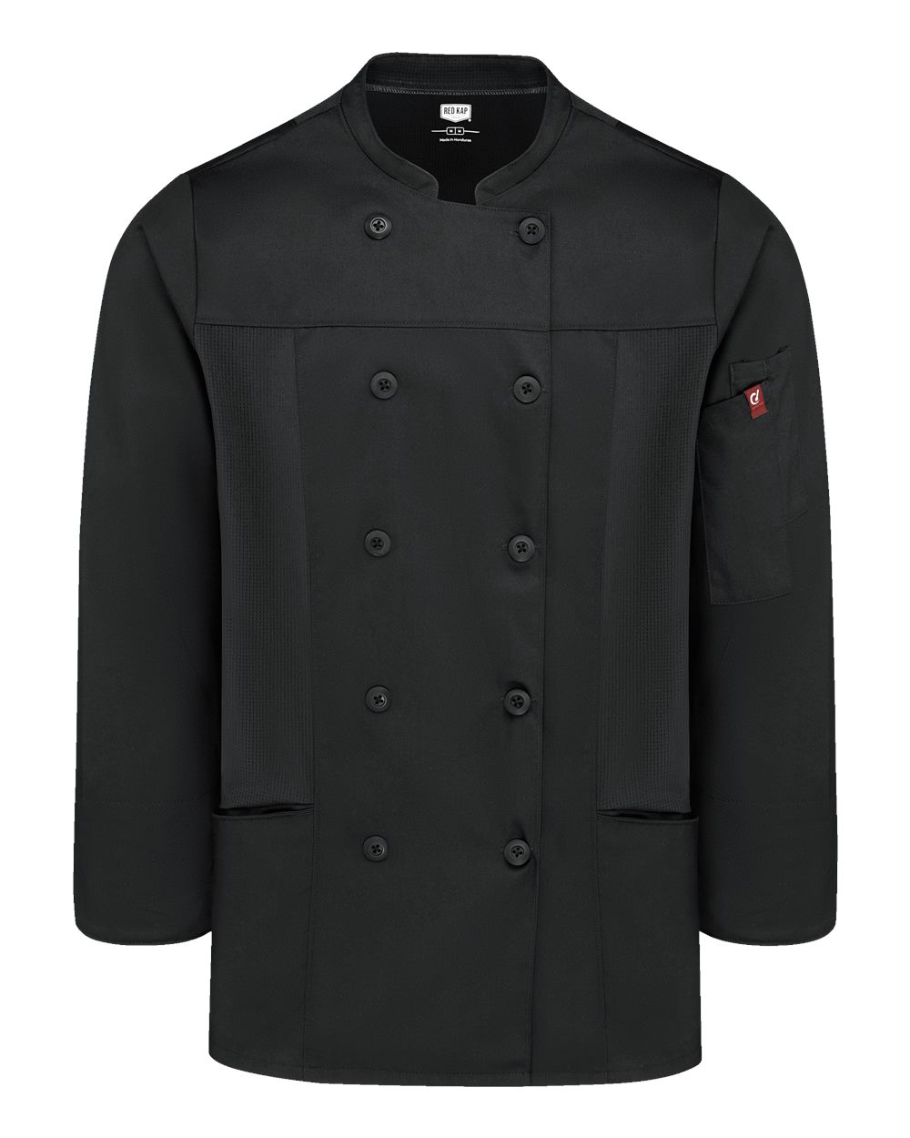 Chef Designs Women's Deluxe Airflow Chef Coat. 053W - Black