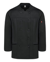 Chef Designs Women's Deluxe Airflow Chef Coat. 053W - Black