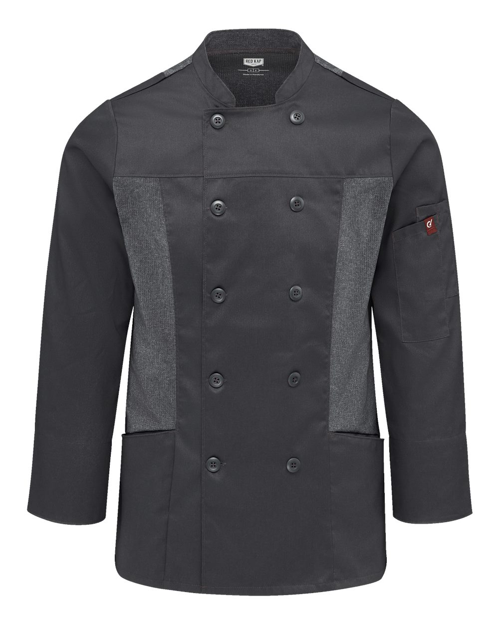 Chef Designs Women's Deluxe Airflow Chef Coat. 053W - Charcoal