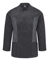 Chef Designs Women's Deluxe Airflow Chef Coat. 053W - Charcoal