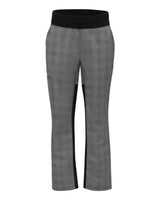 Chef Designs Women's Airflow Chef Pants. 0P1W - Grey/ Black Plaid