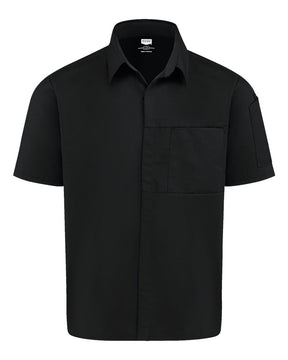 Chef Designs Poplin Airflow Cook Shirt with OilBlok. 502M - Black