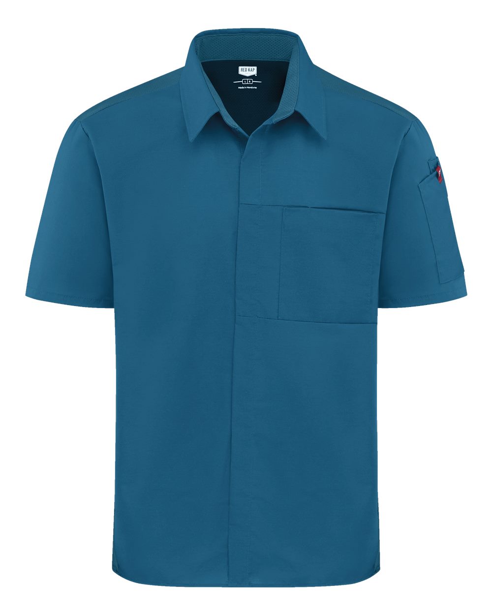 Chef Designs Poplin Airflow Cook Shirt with OilBlok. 502M - Teal
