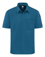 Chef Designs Poplin Airflow Cook Shirt with OilBlok. 502M - Teal