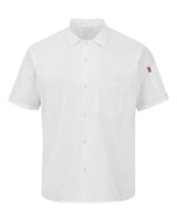 Chef Designs Mimix™ Short Sleeve Cook Shirt with OilBlok. 502X - White