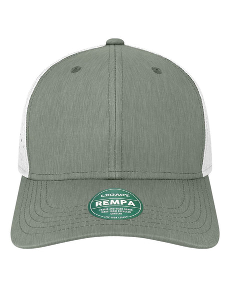 LEGACY Reclaim Mid-Pro Adjustable Cap. REMPA - Eco Dark Grey/ White