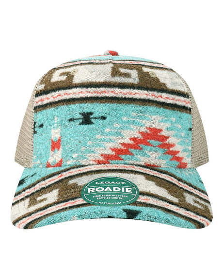 LEGACY Five-Panel Adjustable Cap. ROADIE - Aztec