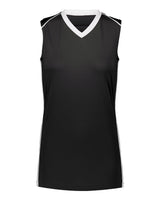 Augusta Sportswear Women's Rover Jersey. 1687 - Black/ White