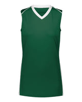Augusta Sportswear Women's Rover Jersey. 1687 - Dark Green/ White