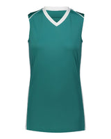 Augusta Sportswear Women's Rover Jersey. 1687 - Teal/ White