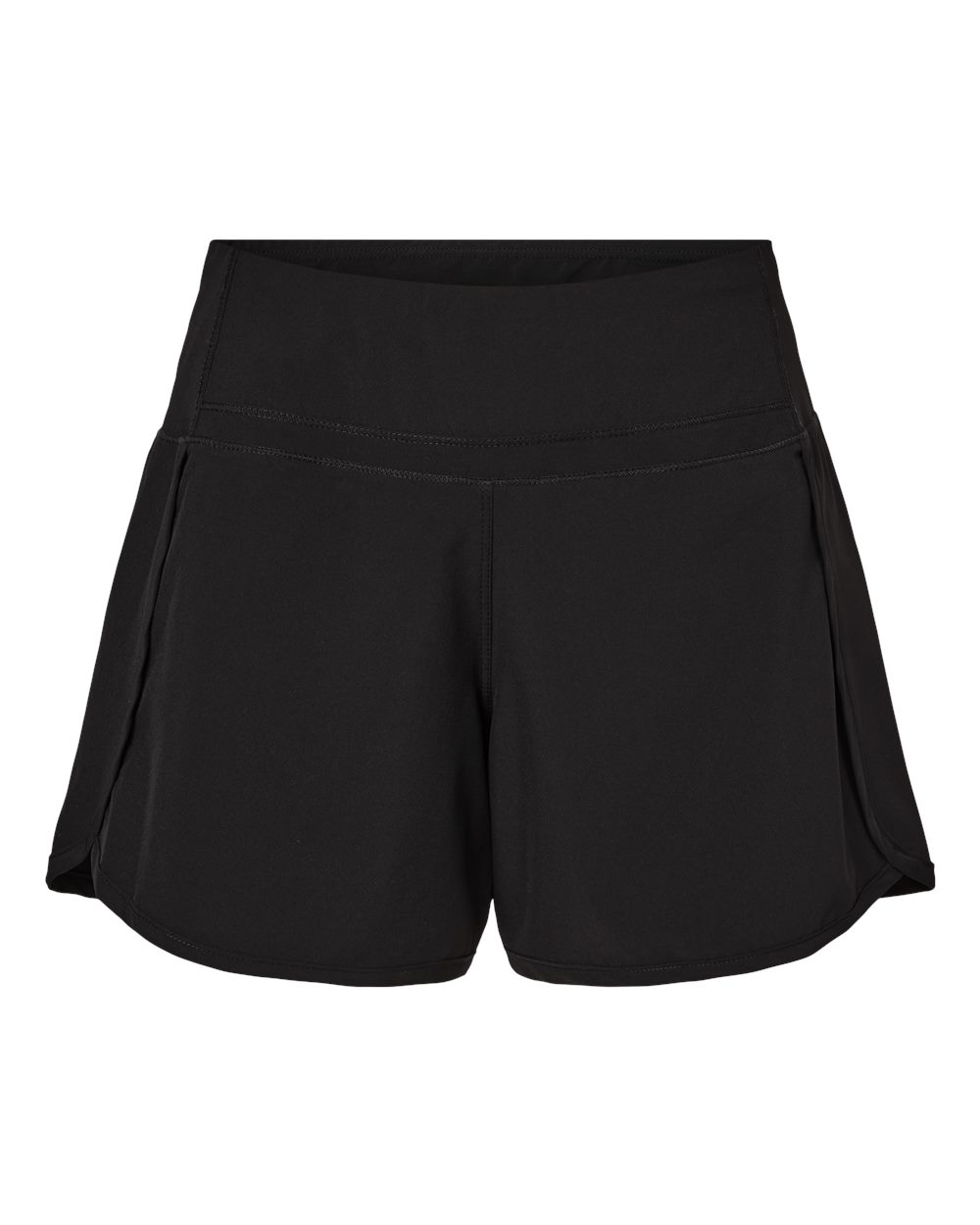 Boxercraft Women's Stretch Woven Lined Shorts. BW6103 - Black