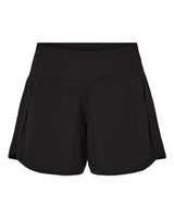 Boxercraft Women's Stretch Woven Lined Shorts. BW6103 - Black
