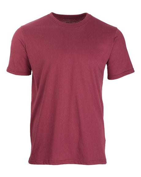 Boxercraft Men's Basic Crew T-Shirt. BM2103 - Maroon