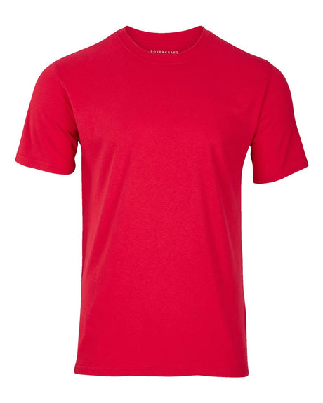 Boxercraft Men's Basic Crew T-Shirt. BM2103 - True Red