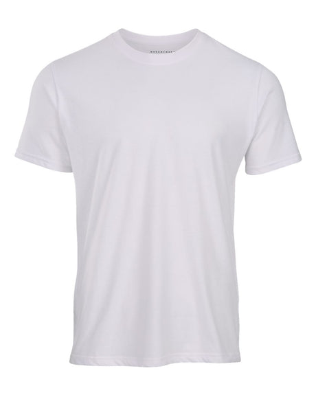 Boxercraft Men's Basic Crew T-Shirt. BM2103 - White