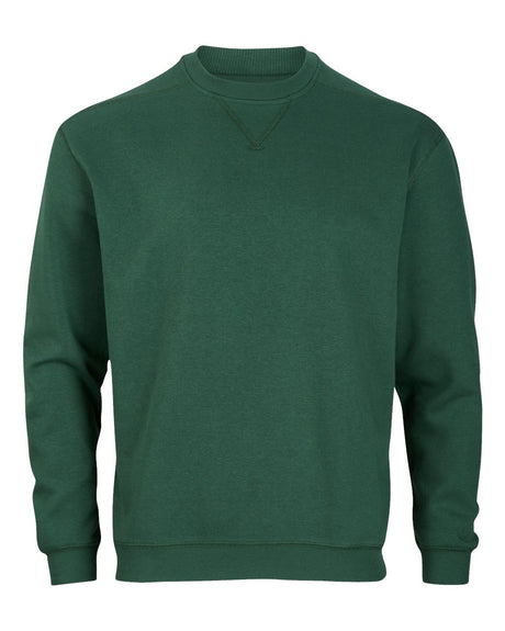 Boxercraft Men's Fleece Crewneck Sweatshirt. BM5101 - Dark Green