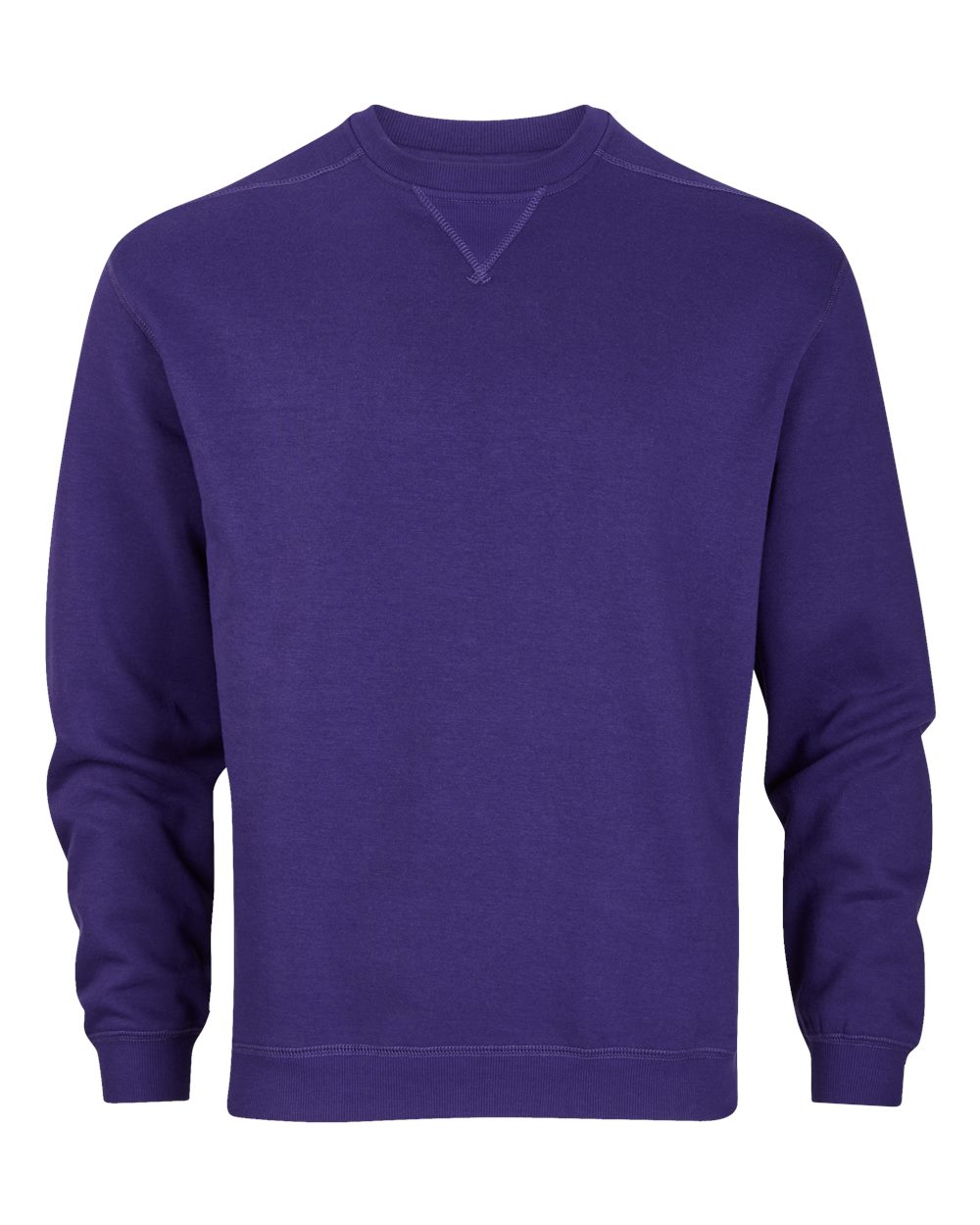 Boxercraft Men's Fleece Crewneck Sweatshirt. BM5101 - Purple