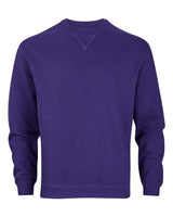 Boxercraft Men's Fleece Crewneck Sweatshirt. BM5101 - Purple