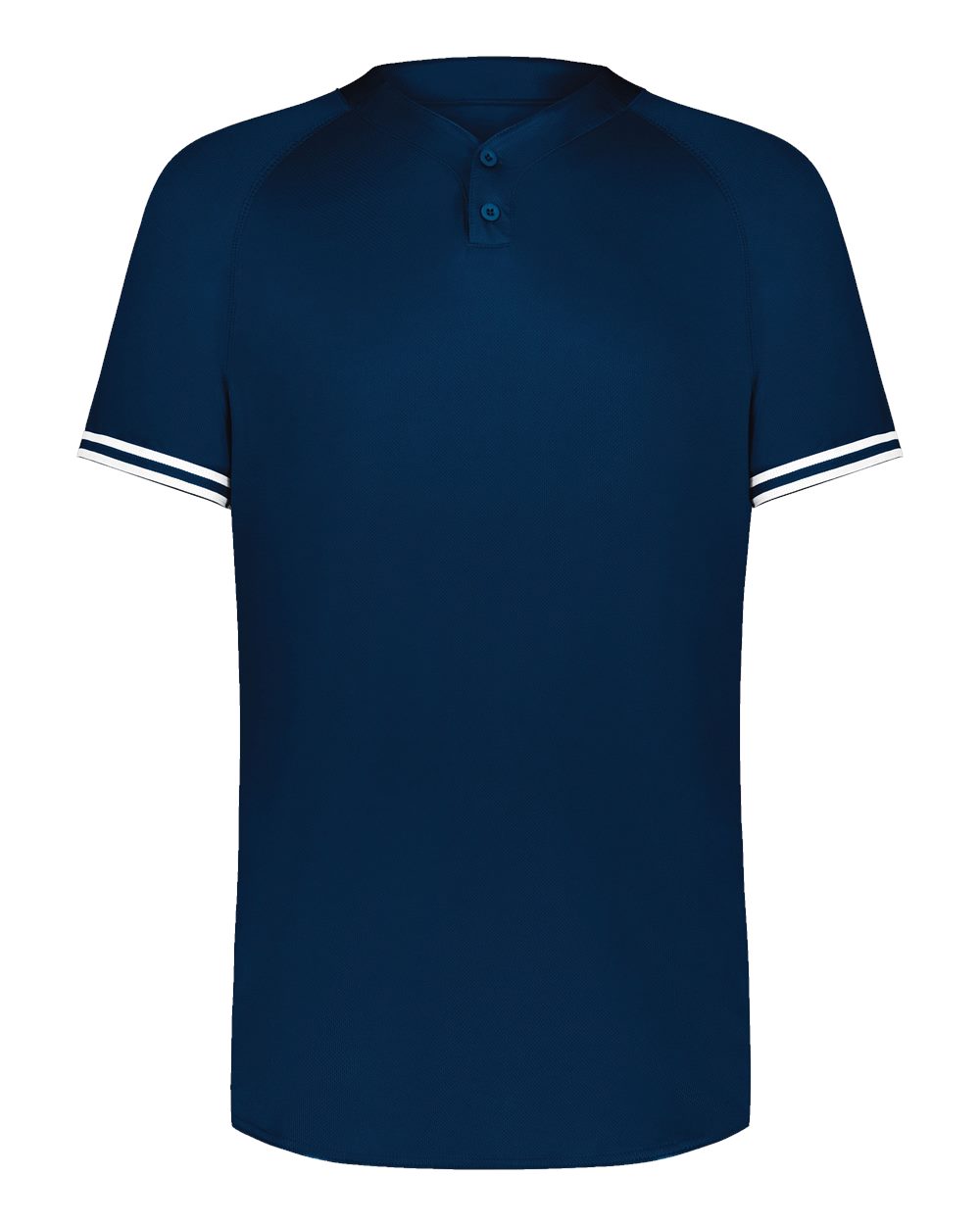 Augusta Sportswear Men's Cutter Henley Jersey. 6905 - Navy/ White