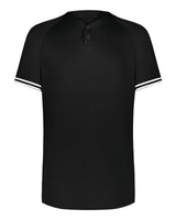 Augusta Sportswear Youth Cutter Henley Jersey. 6906 - Black/ White