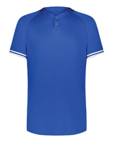Augusta Sportswear Youth Cutter Henley Jersey. 6906 - Royal/ White