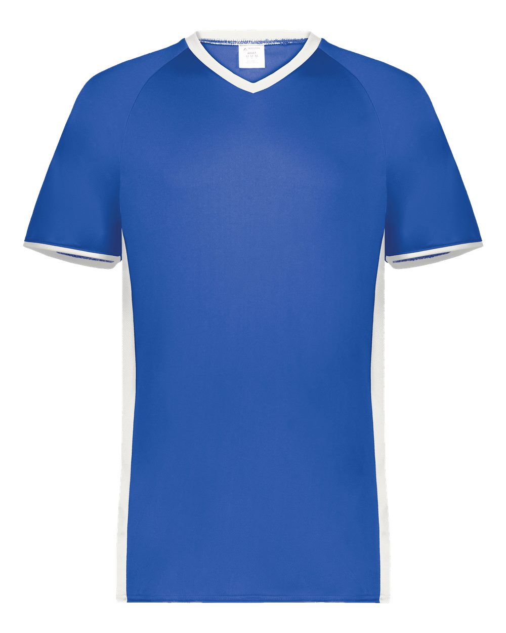 Augusta Sportswear Youth Cutter V-Neck Jersey. 6908 - Royal/ White