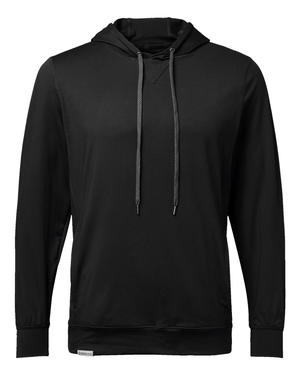 Holloway Men's Eco Revive™ Ventura Soft Knit Hooded Sweatshirt. 222598 - Black