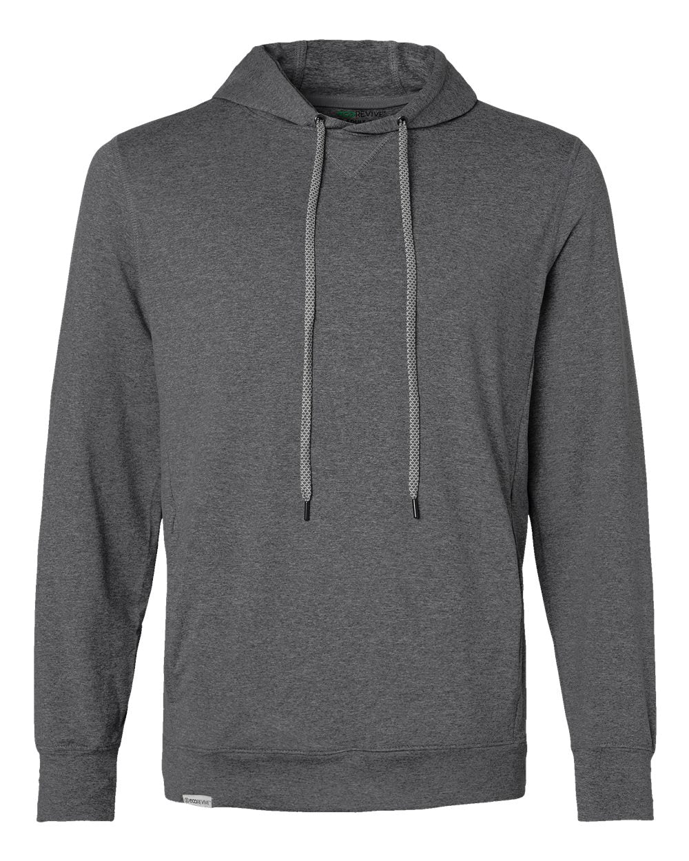 Holloway Men's Eco Revive™ Ventura Soft Knit Hooded Sweatshirt. 222598 - Carbon Heather
