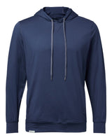 Holloway Men's Eco Revive™ Ventura Soft Knit Hooded Sweatshirt. 222598 - Navy
