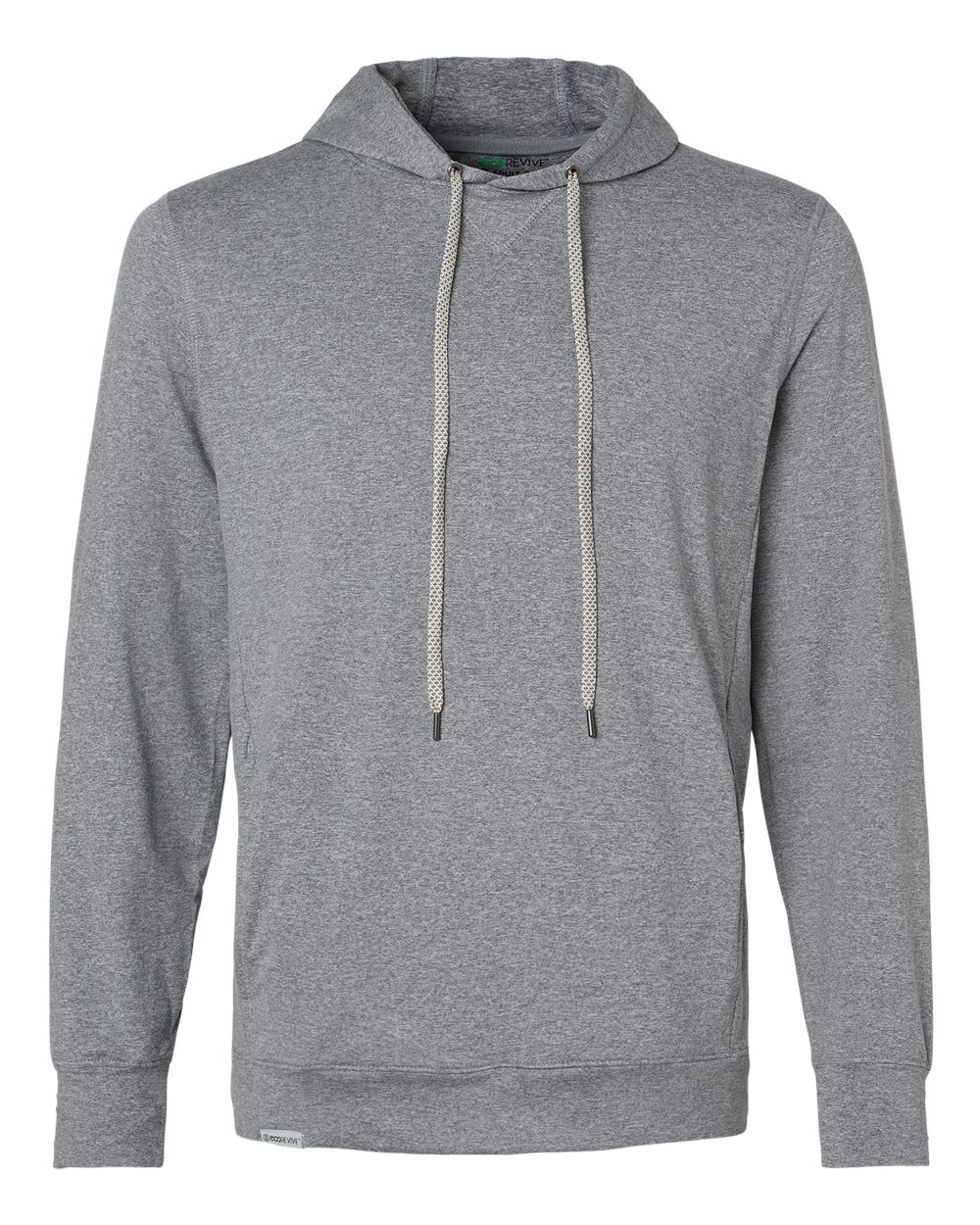 Holloway Men's Eco Revive™ Ventura Soft Knit Hooded Sweatshirt. 222598 - Grey Heather