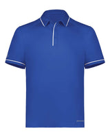Holloway Men's CoolCore® Polo. 222518 - Royal/ White