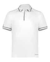 Holloway Men's CoolCore® Polo. 222518 - White/ Black