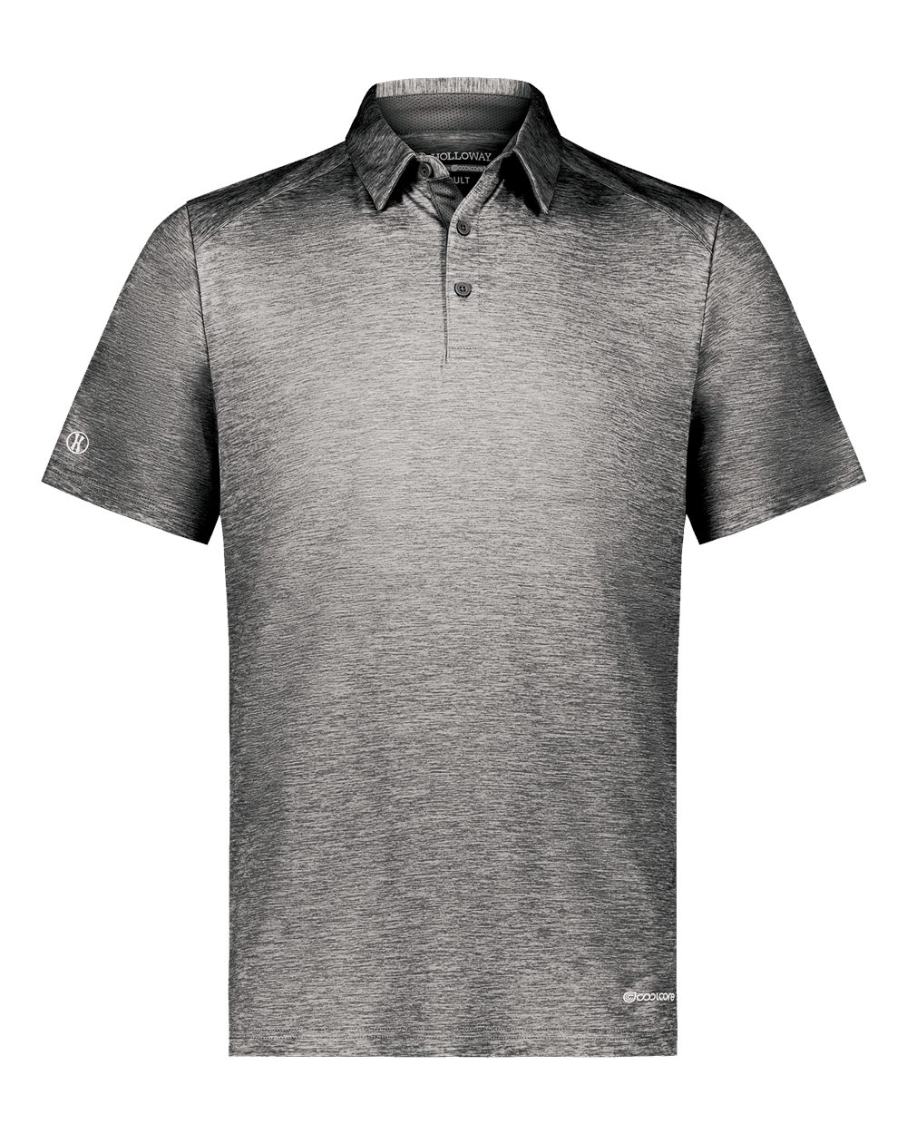Holloway Electrify CoolCore® Men's Polo. 222572 - Black Heather