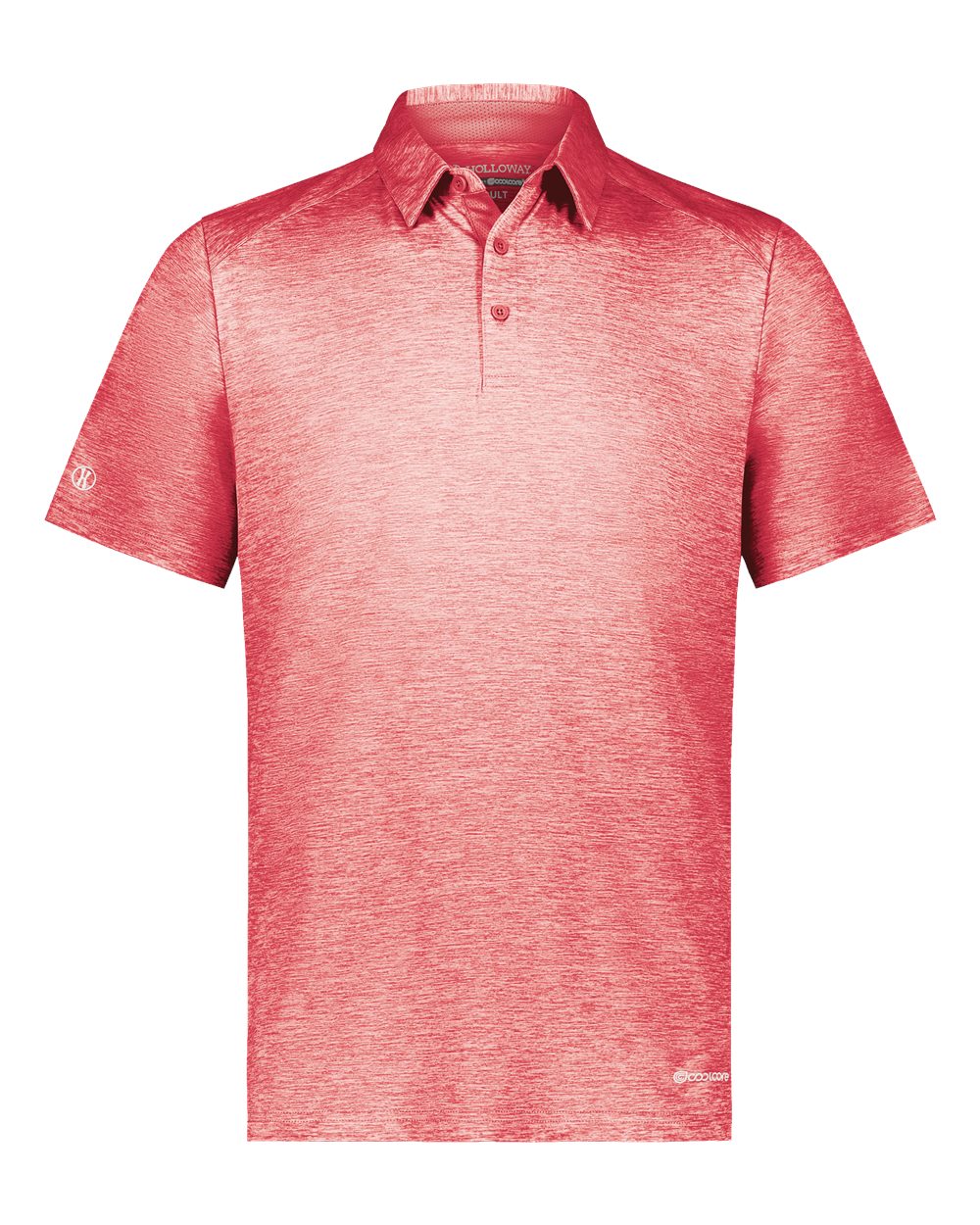 Holloway Electrify CoolCore® Men's Polo. 222572 - Scarlet Heather