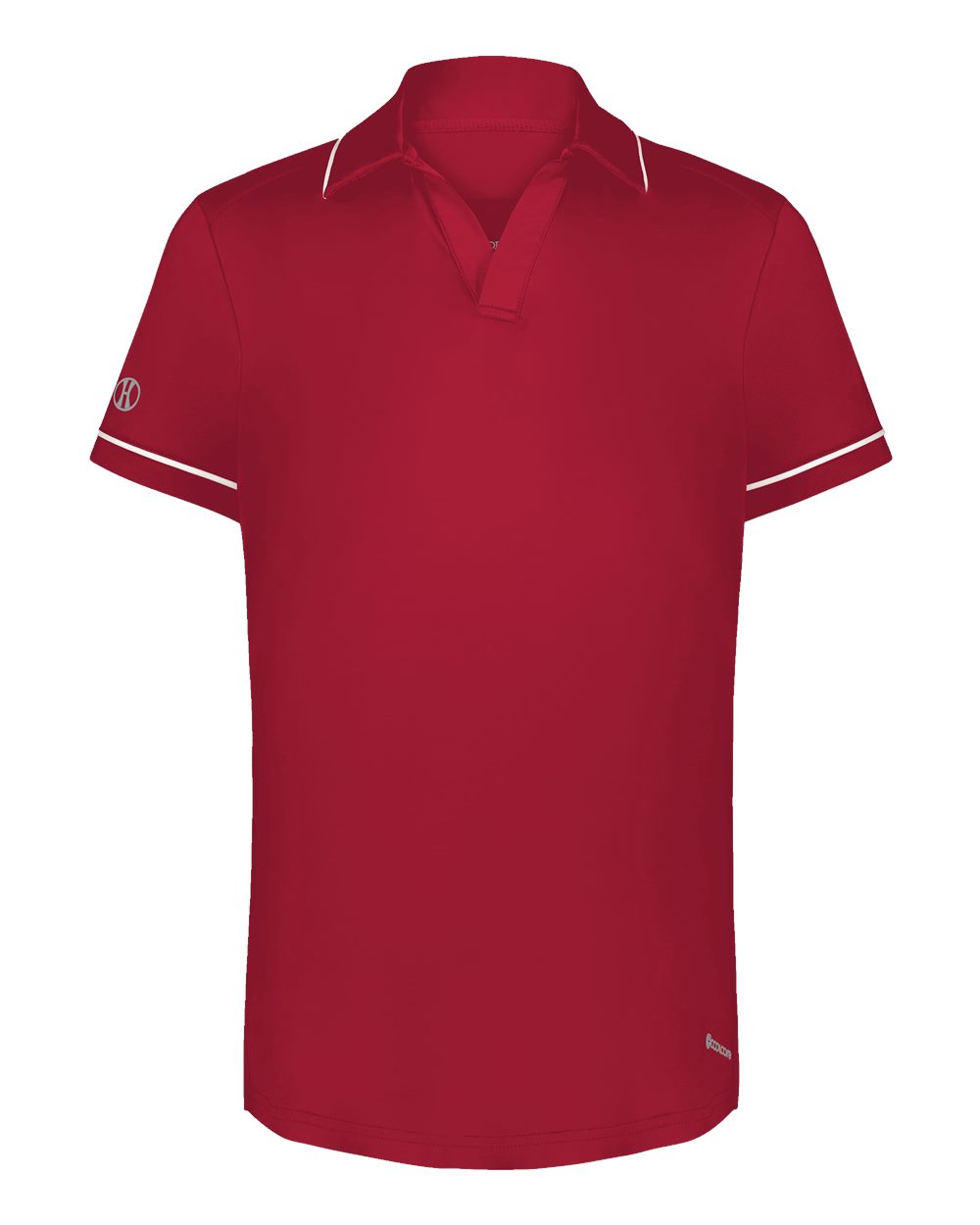 Holloway Women's CoolCore® Polo. 222701 - Scarlet/ White
