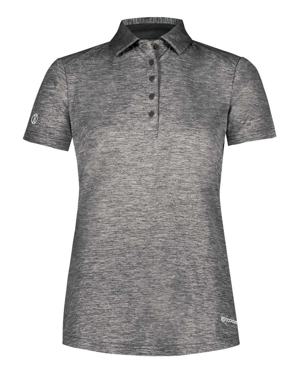 Holloway Women's Electrify CoolCore® Polo. 222772 - Black Heather