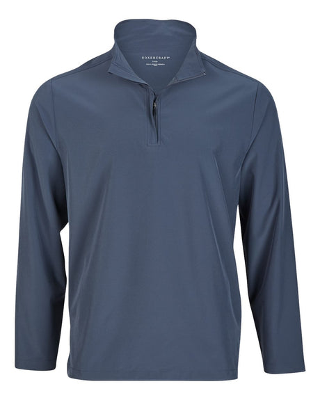 Boxercraft Men's Quarter-Zip Stretch Pullover. BM5206 - Castlerock