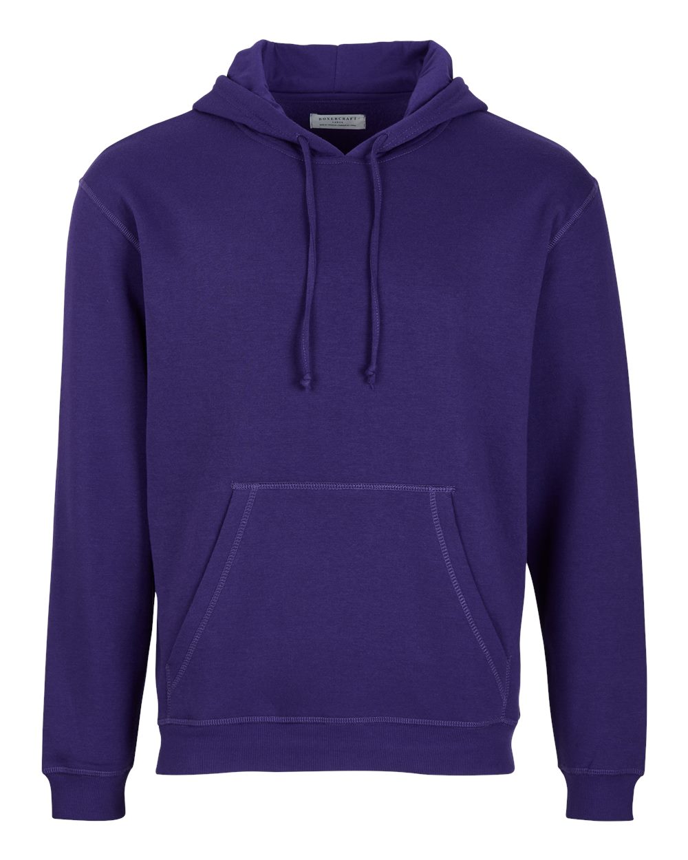 Boxercraft Unisex Fleece Hooded Sweatshirt. BM5302 - Purple