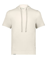 Holloway Men's Eco Revive™ Ventura Soft Knit Short Sleeve Hooded Sweatshirt. 222505 - Birch