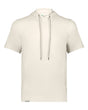 Holloway Men's Eco Revive™ Ventura Soft Knit Short Sleeve Hooded Sweatshirt. 222505 - Birch