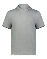 Holloway Youth Eco Revive™ Ventura Soft Knit Short Sleeve Hooded Sweatshirt. 222605 - Grey Heather