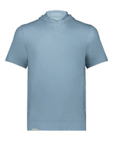 Holloway Youth Eco Revive™ Ventura Soft Knit Short Sleeve Hooded Sweatshirt. 222605 - Storm